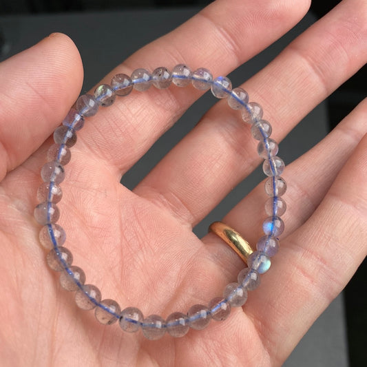Labradorite Bracelet - Small bead