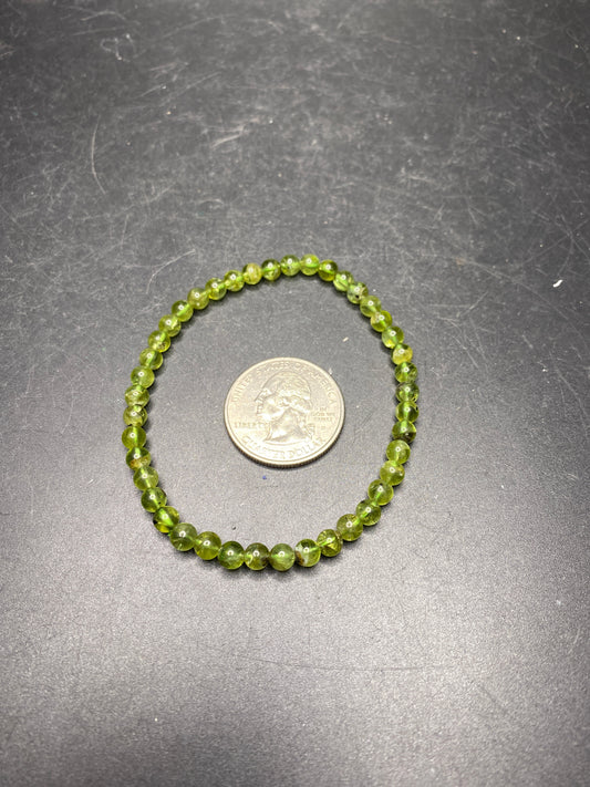 Peridot Bracelet - 4-5mm