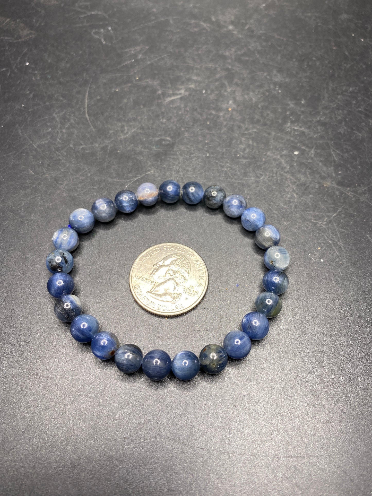 Blue Kyanite Bracelet - 7mm