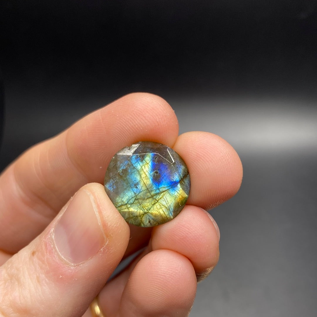 Faceted Labradorite Cabochon - Varoius Sizes