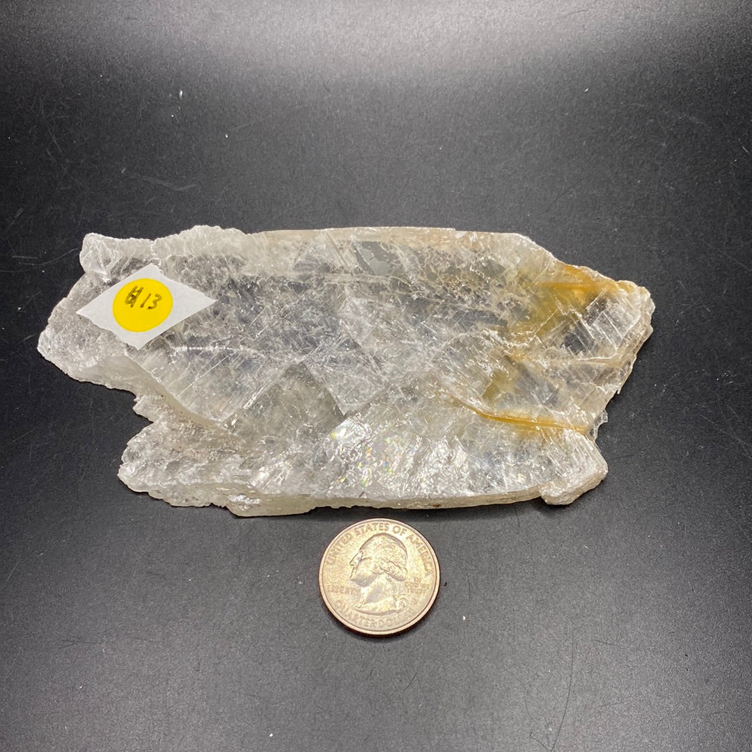 Golden Phantom Selenite - Utah - 13