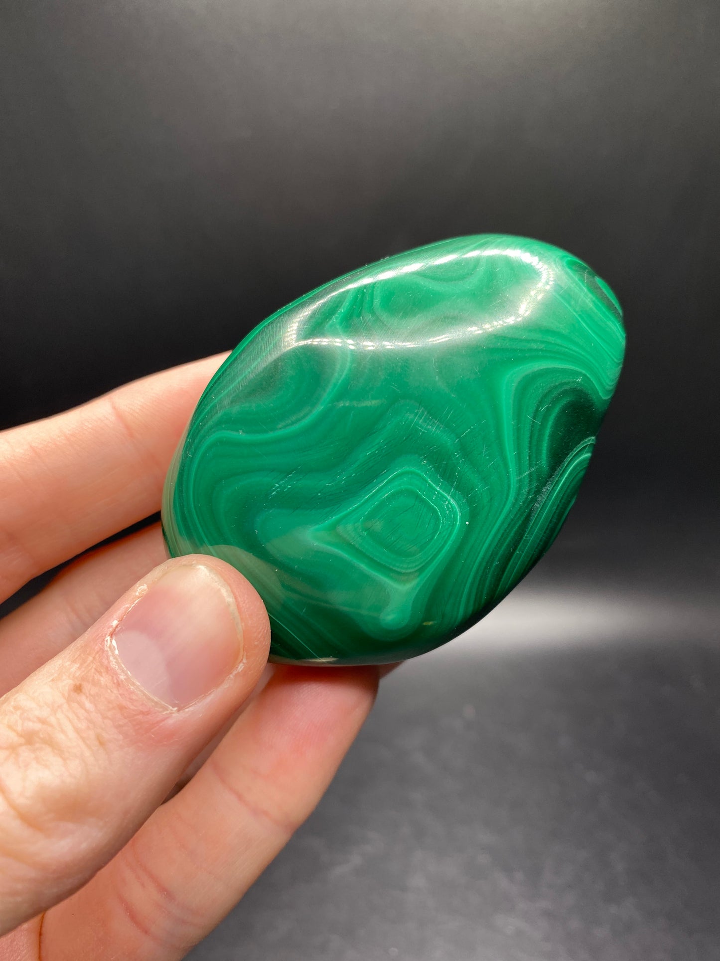 Malachite Palmstone - Congo