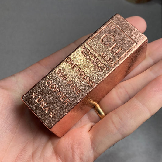 Copper Bar - .999 Fine - 1 LB