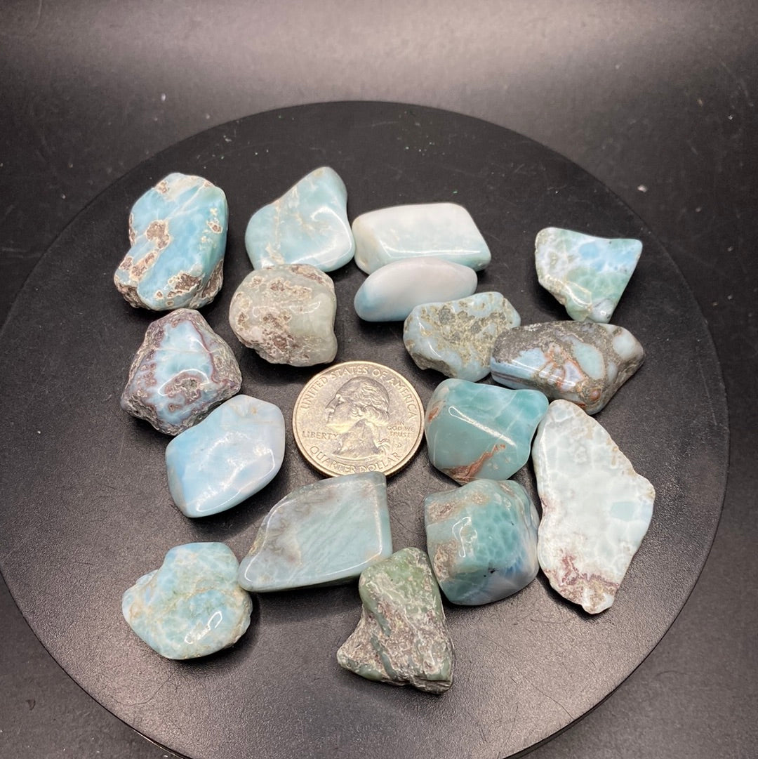 Larimar Tumbles