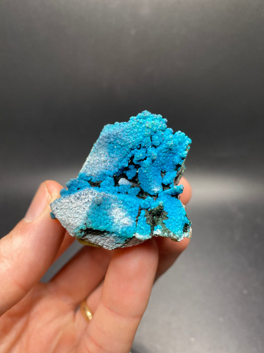 Chrysocolla on Quartz - Tentadora Mine - Peru