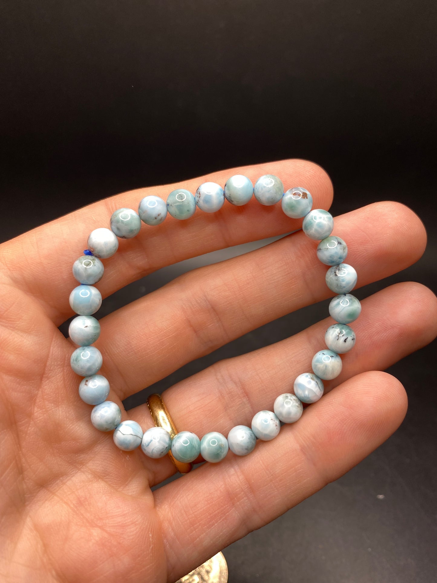 Larimar Bracelet - 6-7mm