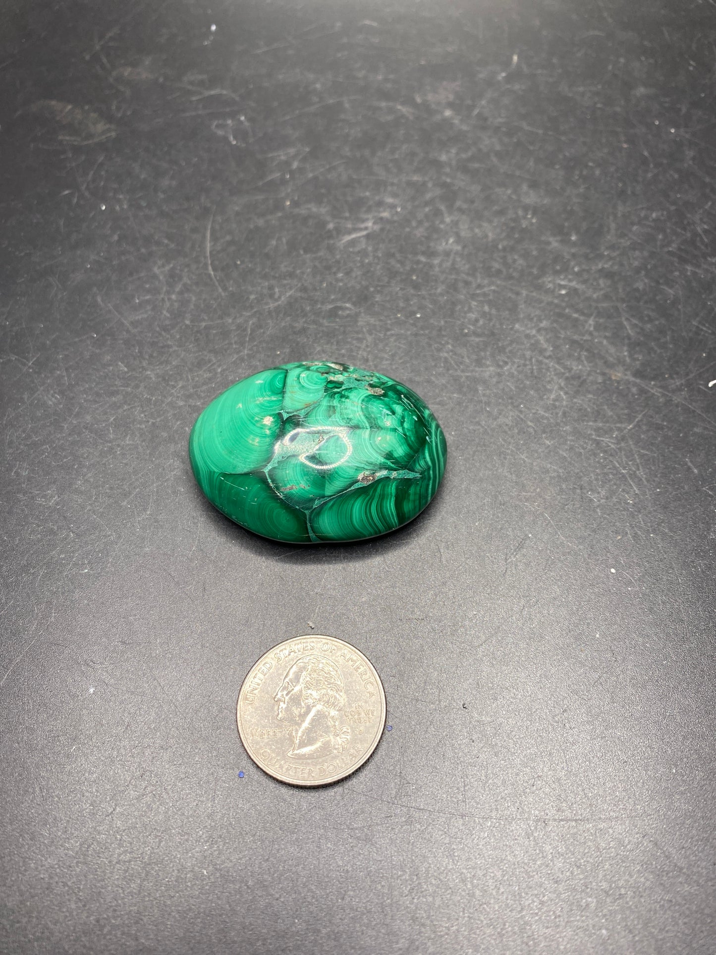 Malachite Palmstone - Congo