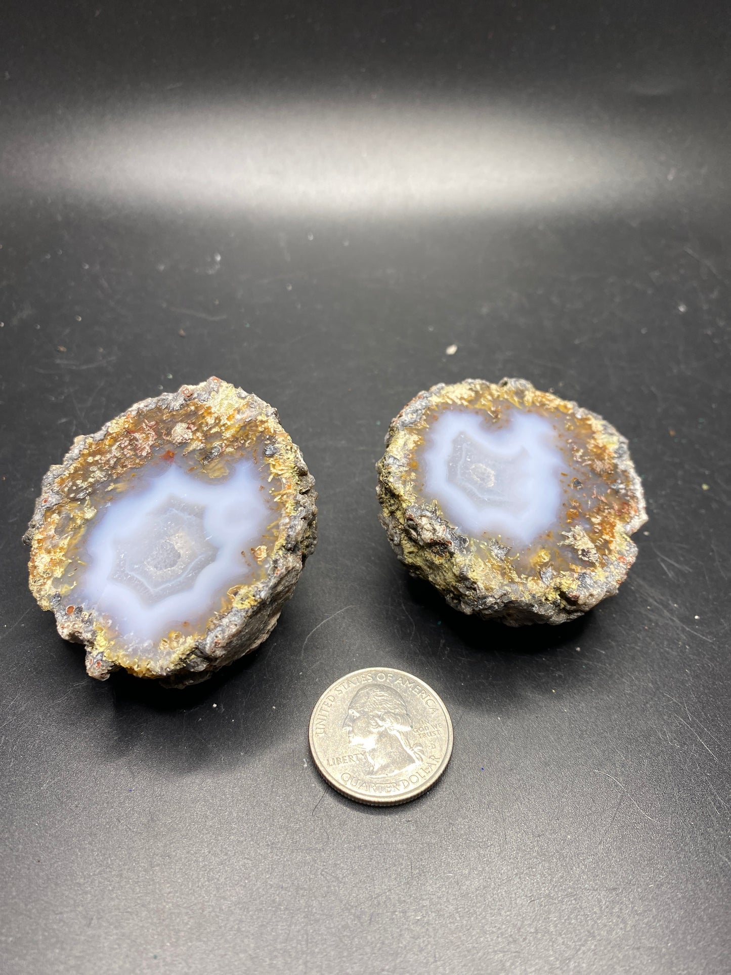 Agate Geode Pair - Mexico