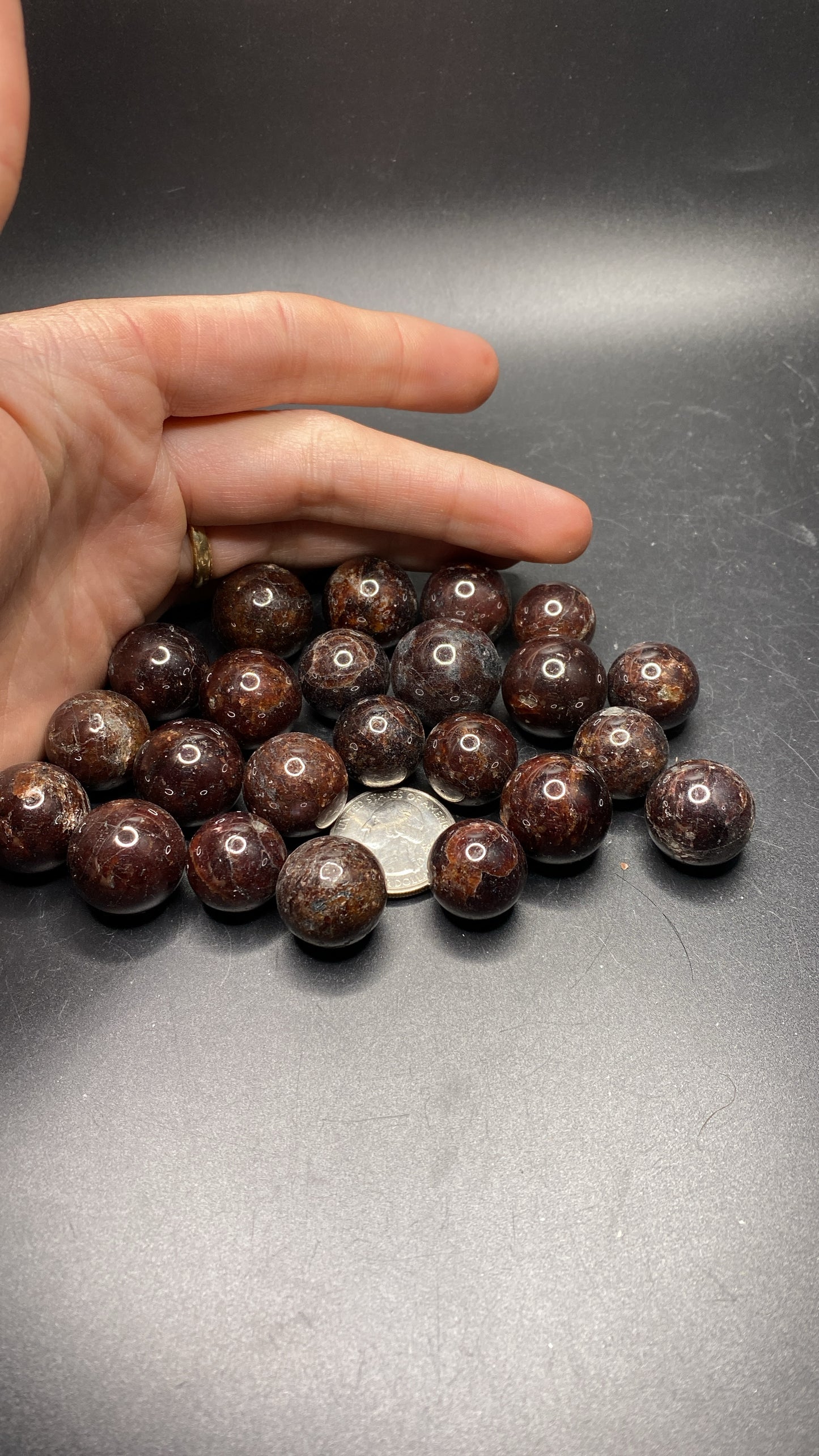 Garnet Mini Spheres