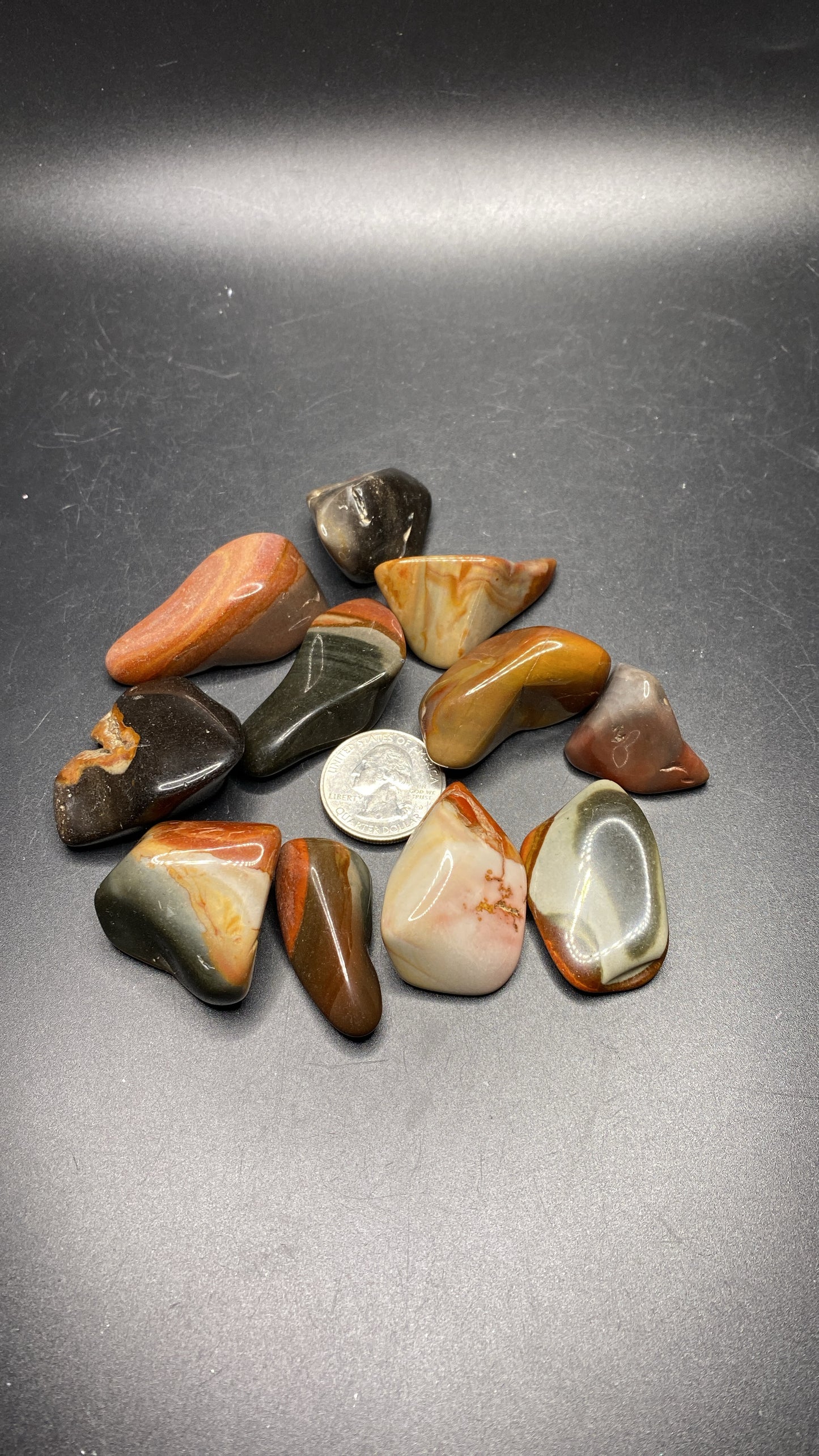 Polychrome Jasper Tumbles