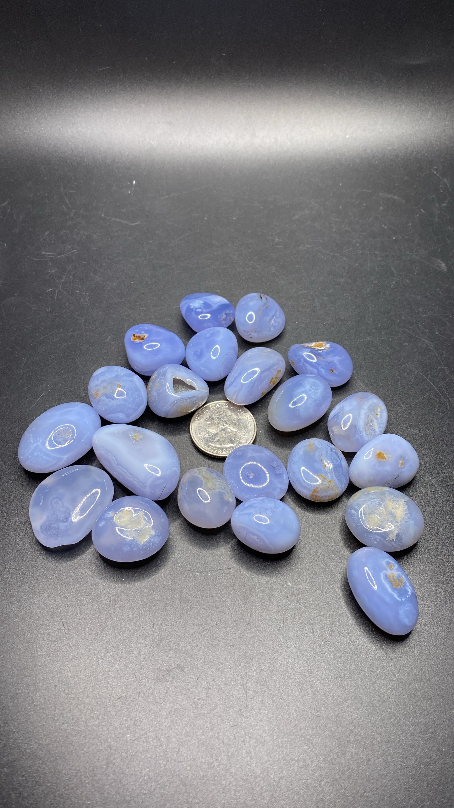 Blue Lace Agate Tumbles