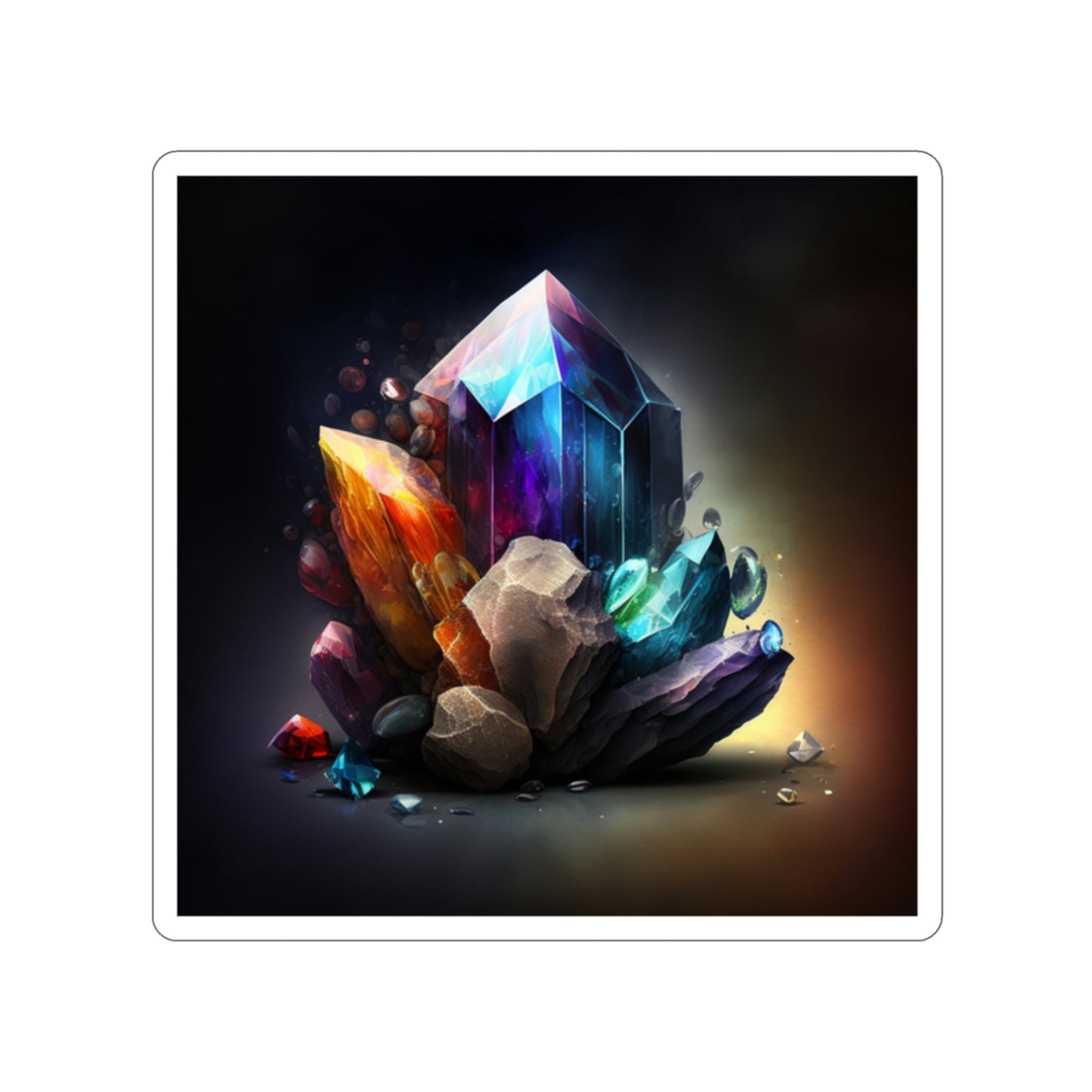 Chakra Crystal Sticker