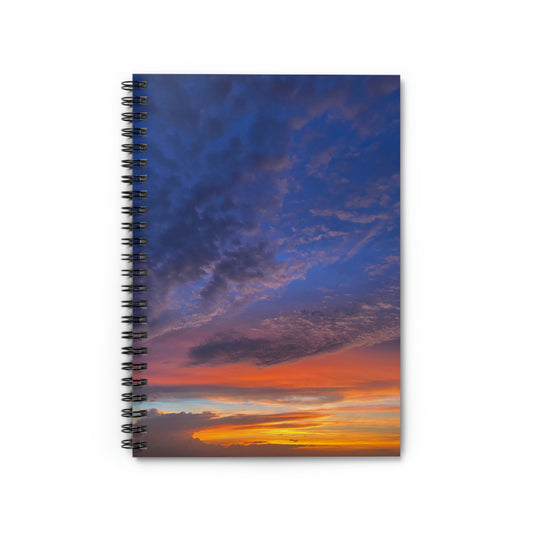 Sunset Design Spiral Notebook - Ruled Line