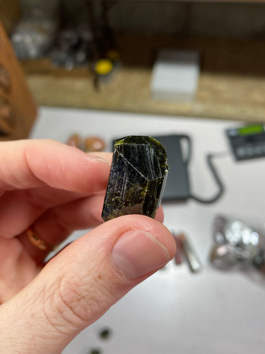 Epidote Crystal from Peru