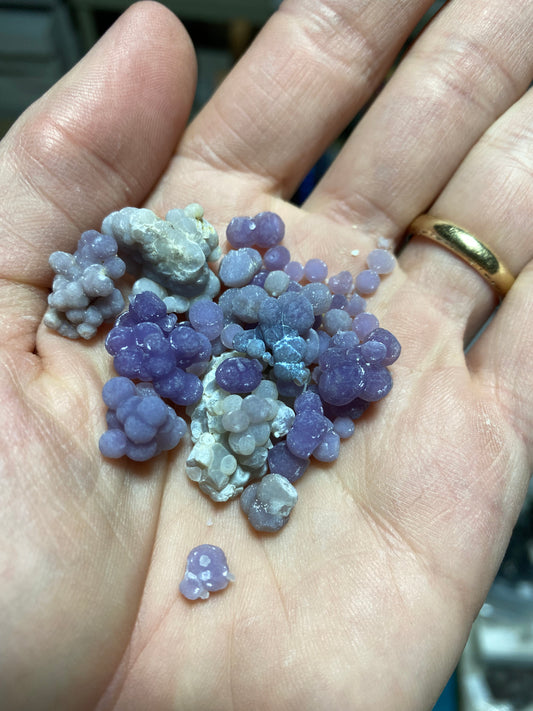 Small group of Grape Agate Pieces