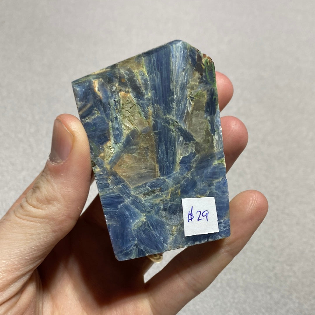 Blue Kyanite in Quartz Free Form