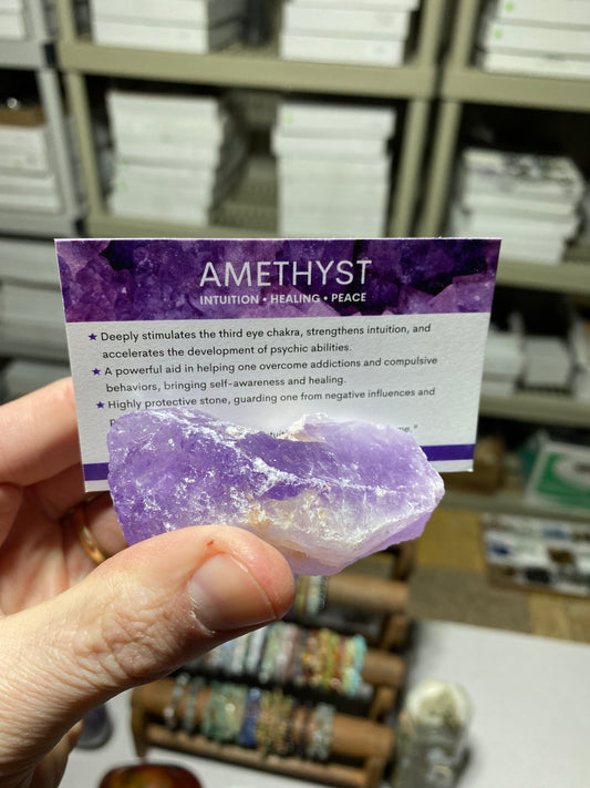 Amethyst Business Card Holder
