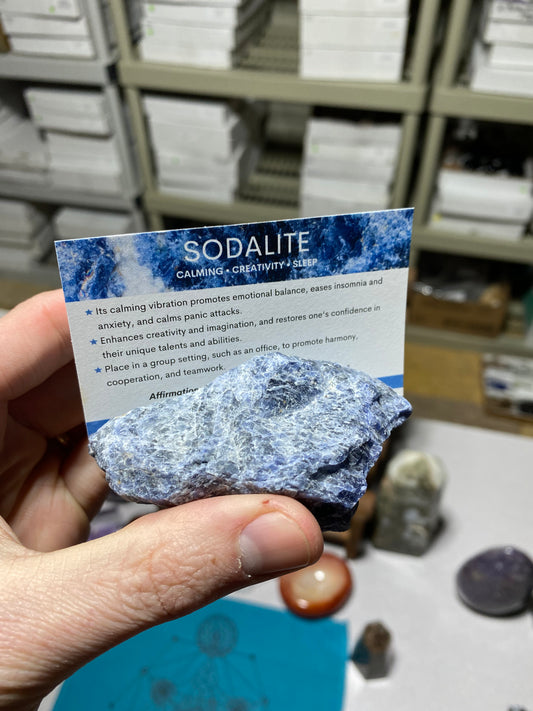 Sodalite Business Card Holder