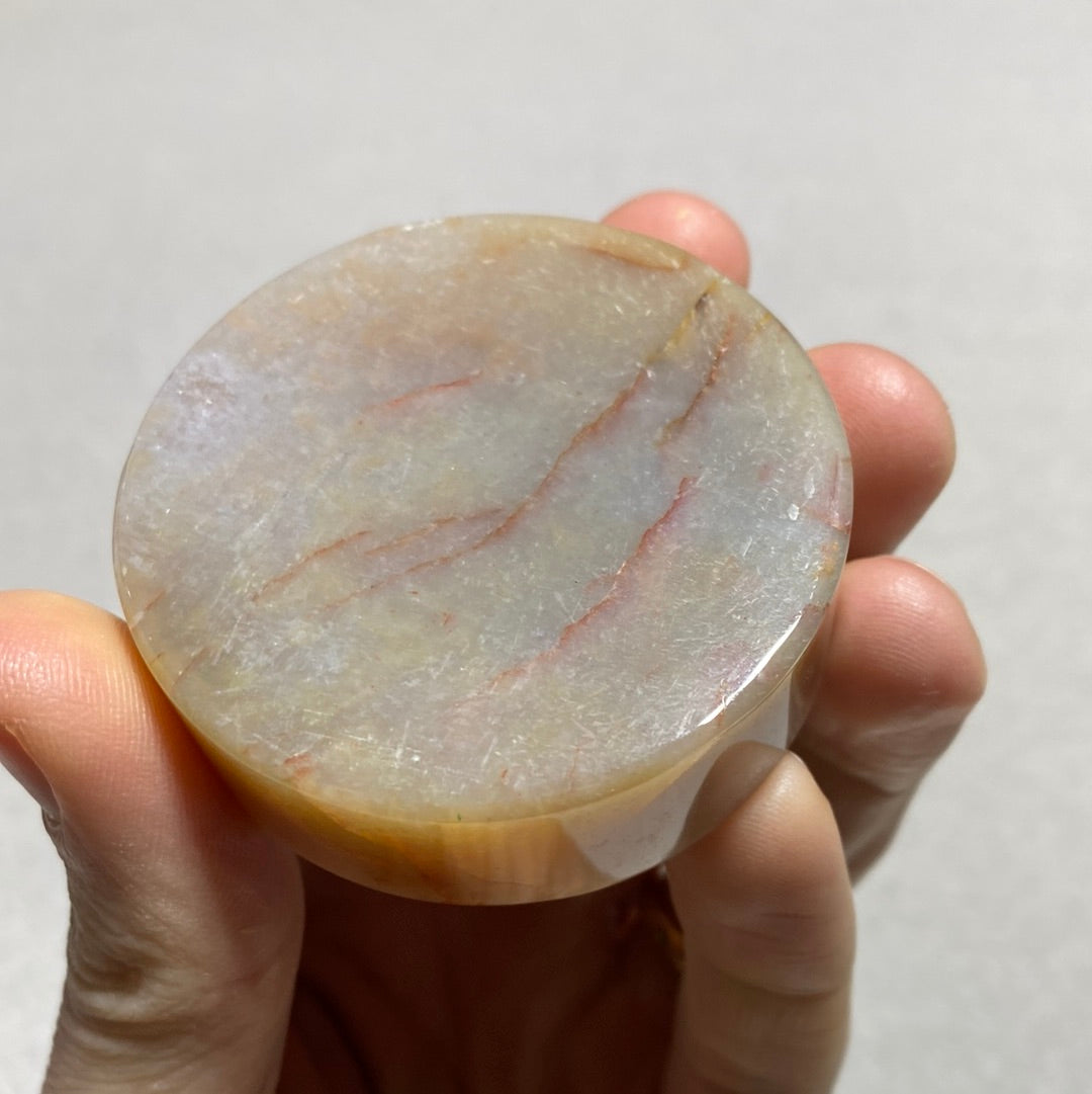 Flower Agate Disc